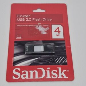 sandisk cruzer usb 2.0 flash drive 4 GB NEW/SEALED